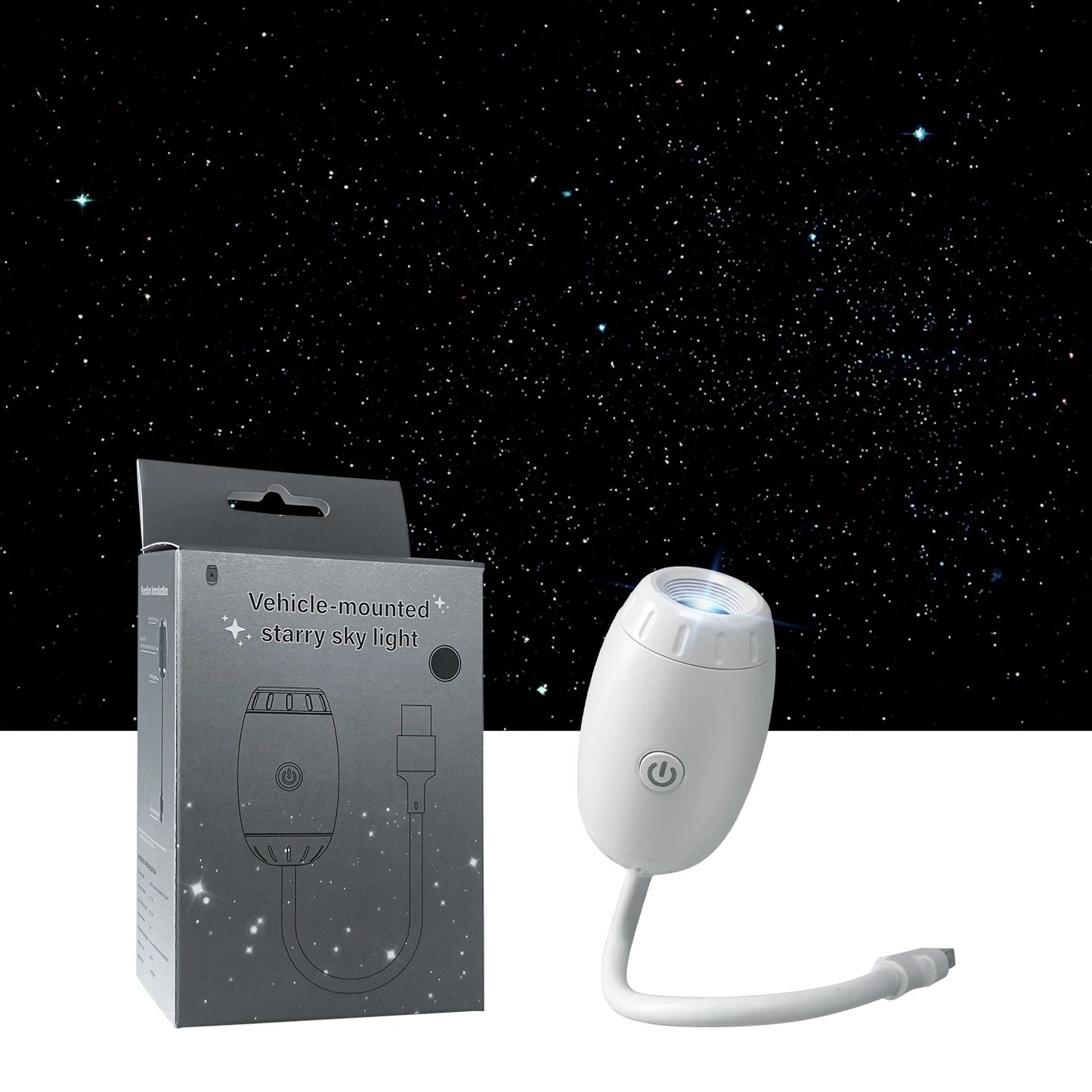 USB Room or Car Atmosphere Projector Light