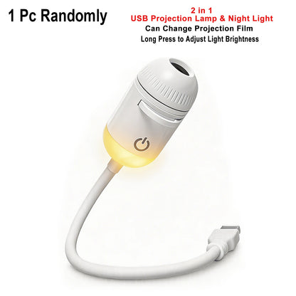 USB Room or Car Atmosphere Projector Light